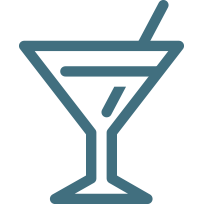 Licensed bar cocktail icon