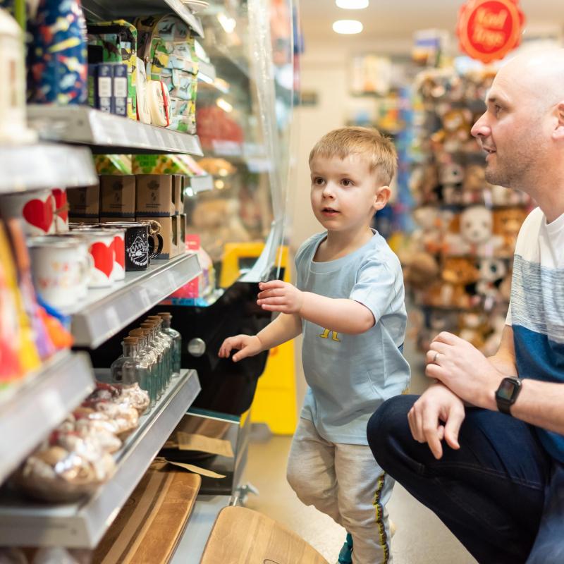 Woolacombe Sands Holiday Park Family in the Shop