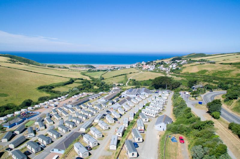 Views from Woolacombe Sands Holiday Park