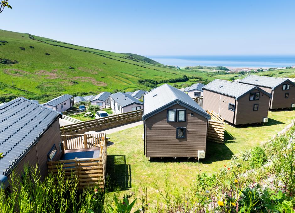 Woolacombe Sands | Sea View Cabin | Hot Tub