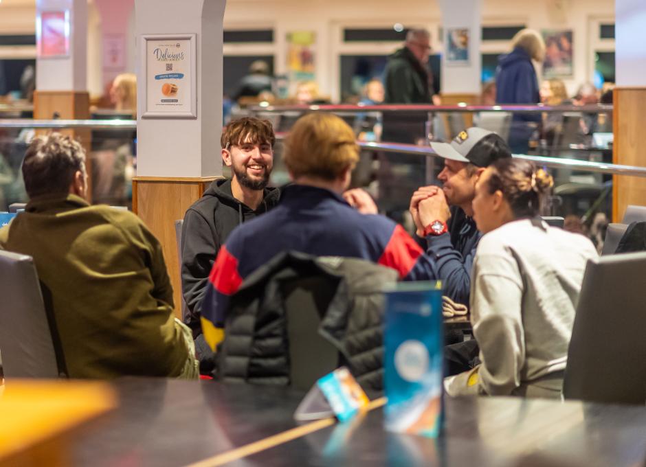 Guests enjoying Clubhouse entertainment at Woolacombe Sands Holiday Park